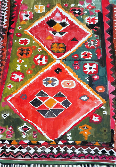 Olley's Rug by Sarah Hickey | Lethbridge Gallery